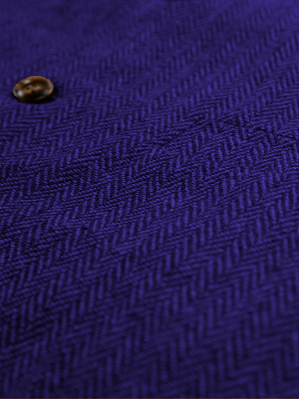 Herringbone Suit Vest for Men with Button Front
