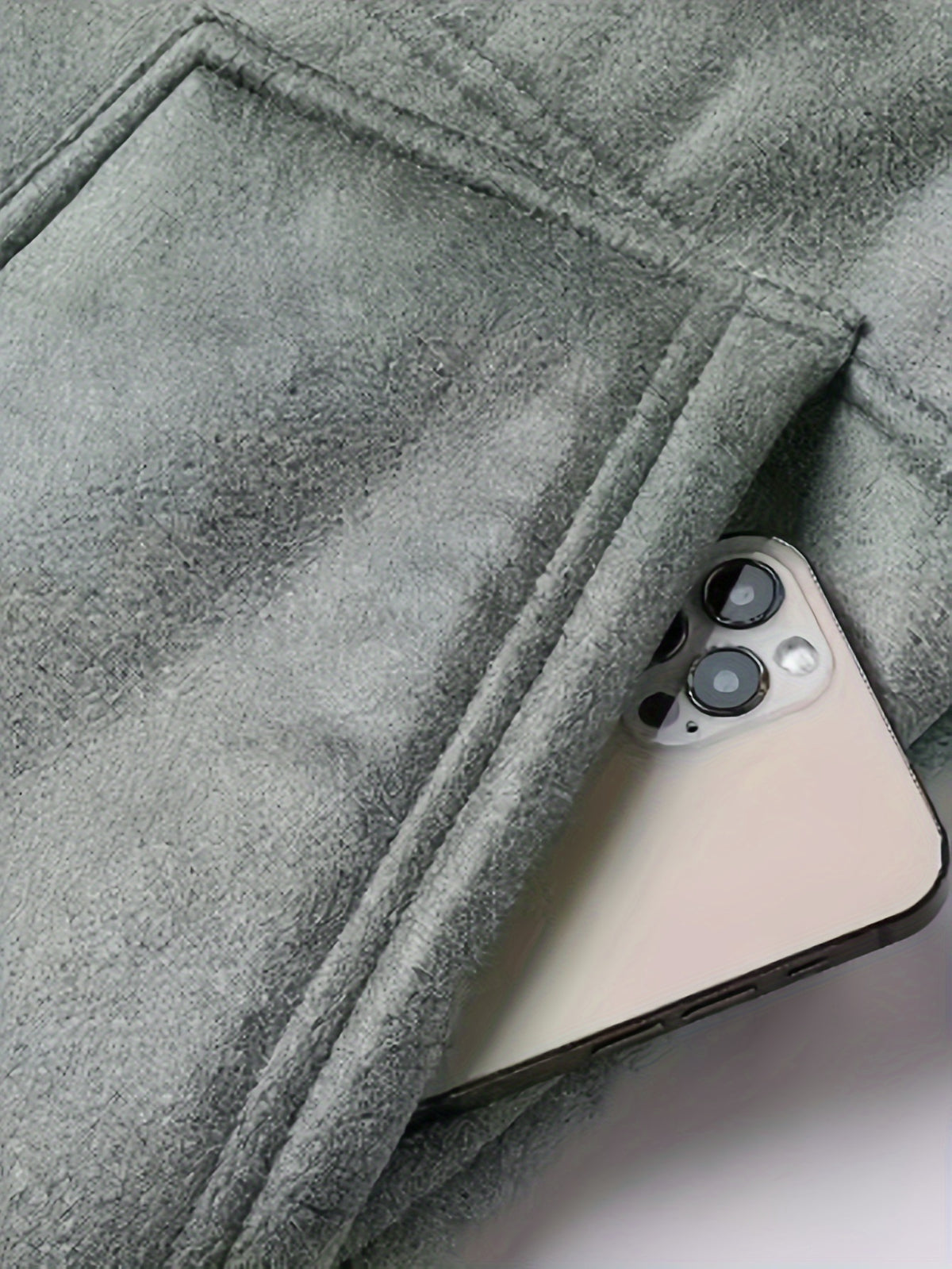 Shearling Hooded Vest for men, detail 14