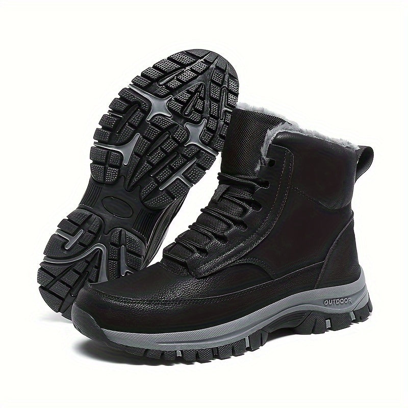 Black Snow Boots for men