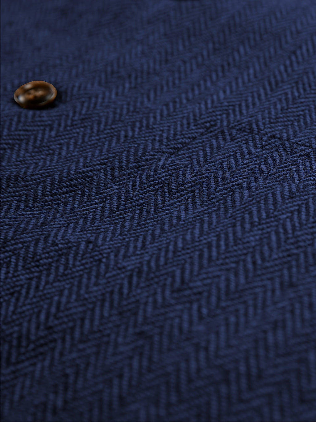 Herringbone Suit Vest for Men with Button Front