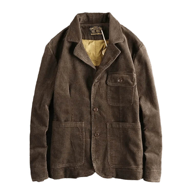 Brown Corduroy Blazer for men