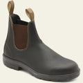 Pull Tabs Leather Chelsea Boots with Elastic Gusset
