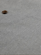 Herringbone Suit Vest for Men with Button Front