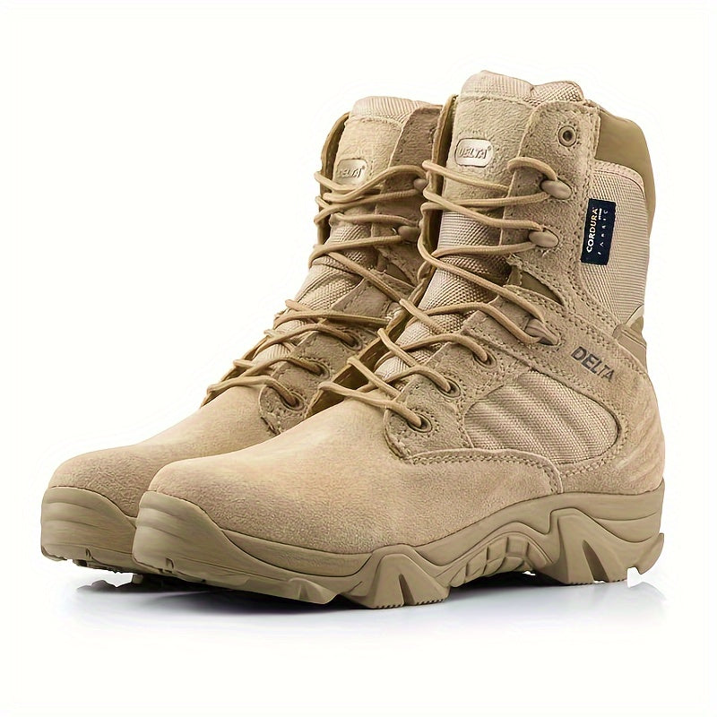 Khaki Combat Boots for men