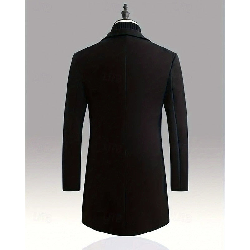 Long Winter Coat for Men, view 6