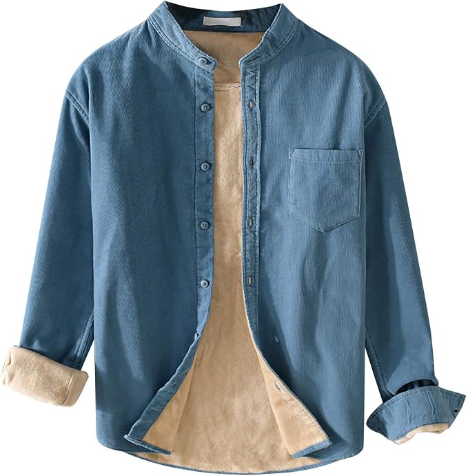 Blue Shirt Jacket for men