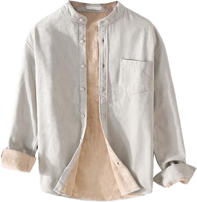 White Shirt Jacket for men