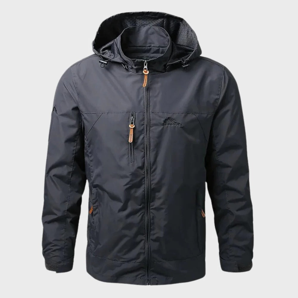 Gray Waterproof Jacket for men