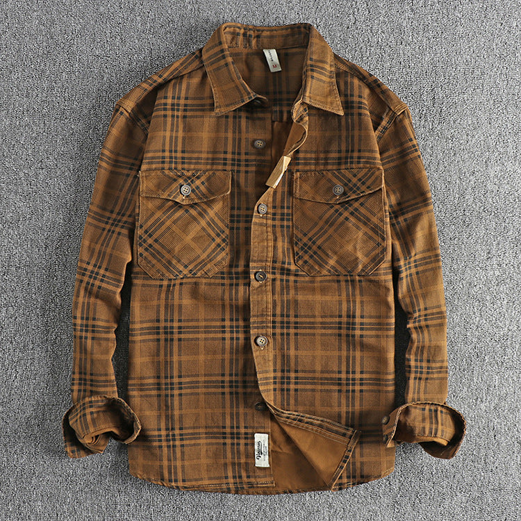 Brown Shirt Jacket for men