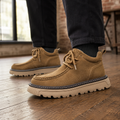 Moc Toe Suede Chukka Boots with Lug Sole