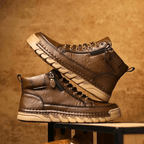 Side Zip Sneaker Boots for Men, view 2