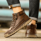 Side Zip Sneaker Boots for Men, view 6