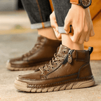 Side Zip Sneaker Boots for Men, view 7