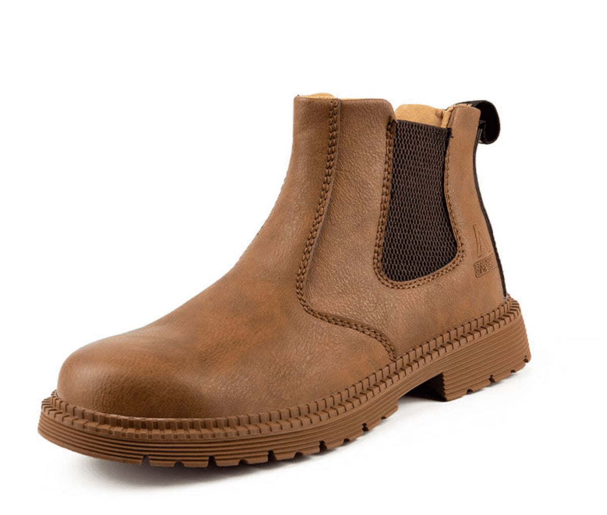 Pull Tab Leather Chelsea Boots for Men, view 2