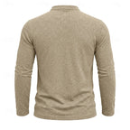 Chest Pocket Henley Shirt for Men, view 6