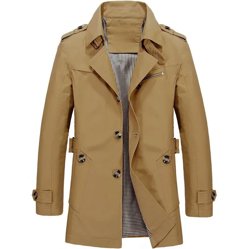 Tan Trench Coat for men