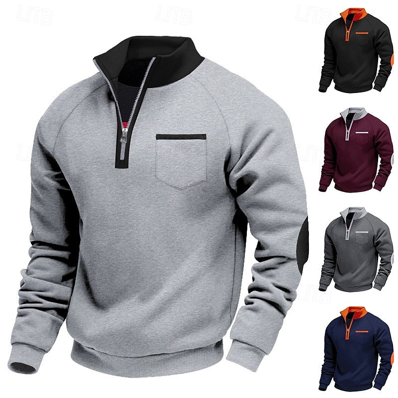 Quarter Zip Sweatshirt for men, detail 1