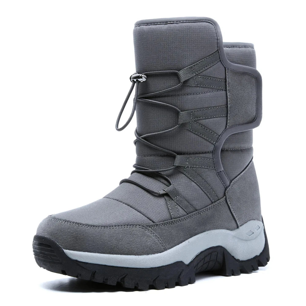 Gray Snow Boots for men