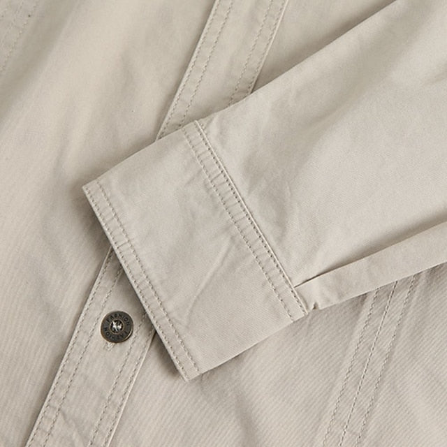 Twin Pocket Work Shirt for Men, view 4