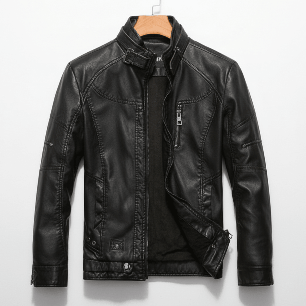 Black Leather Jacket for men