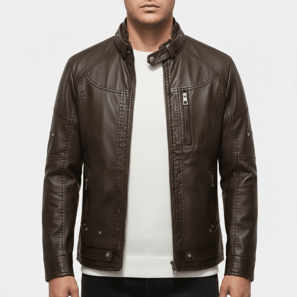 Leather Jacket for men, detail 6