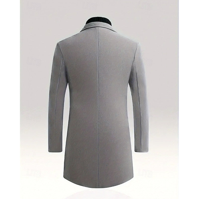 Long Winter Coat for Men, view 3