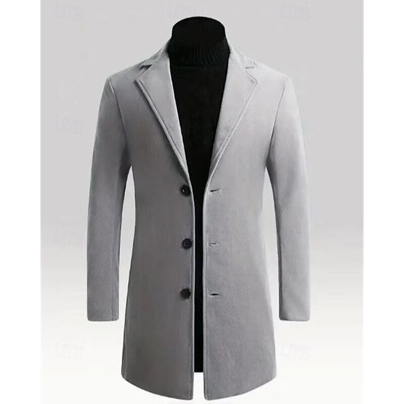 Long Winter Coat for Men, view 2