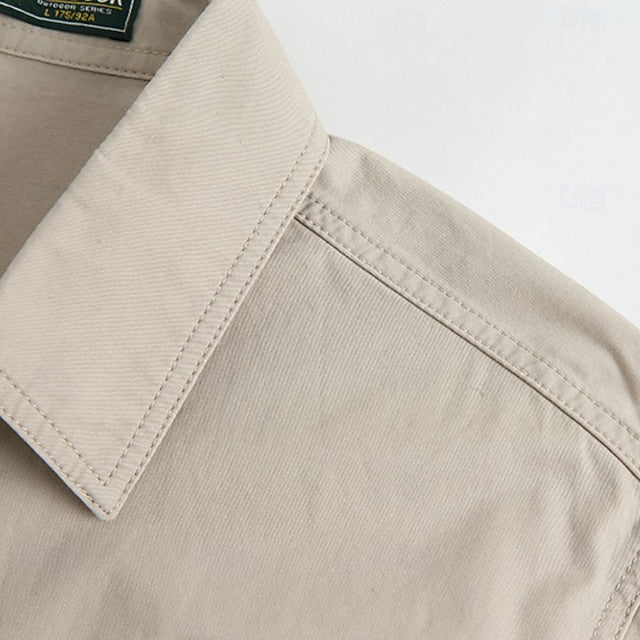 Twin Pocket Work Shirt for Men, view 2