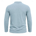 Chest Pocket Henley Shirt for Men, view 9